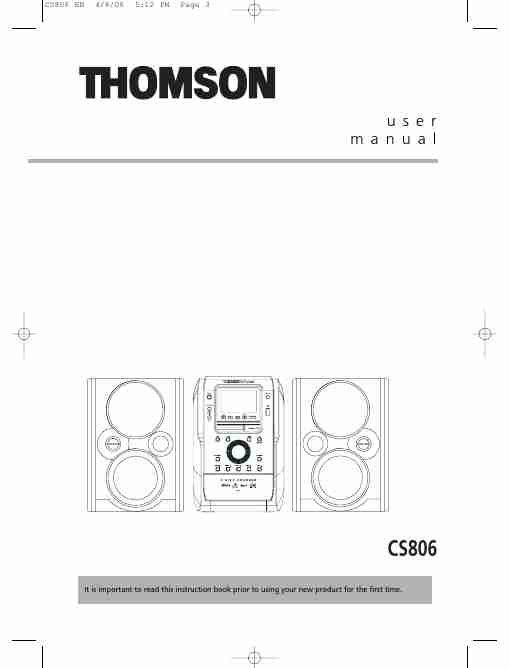 Technicolor - Thomson Stereo System CS806-page_pdf